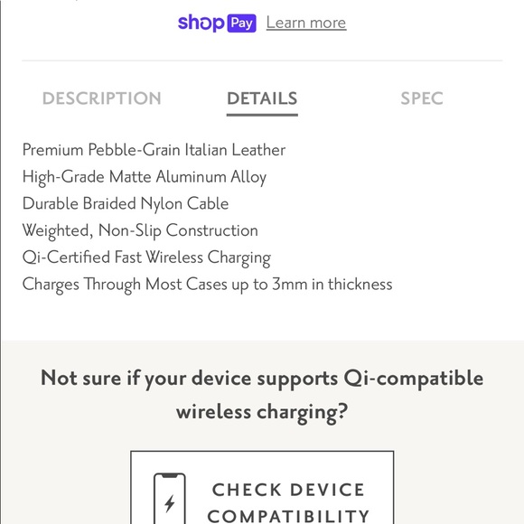 Courant Catch 1 Wireless Charger (White) - Picture 8 of 10